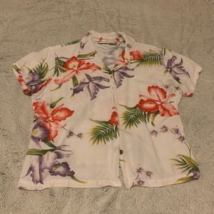 Twin palms Hawaiian shirt